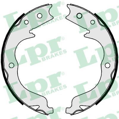LPR Handbrake shoes 09860 LPR 09860 Subaru Impreza 3 handbrake shoes replacement
