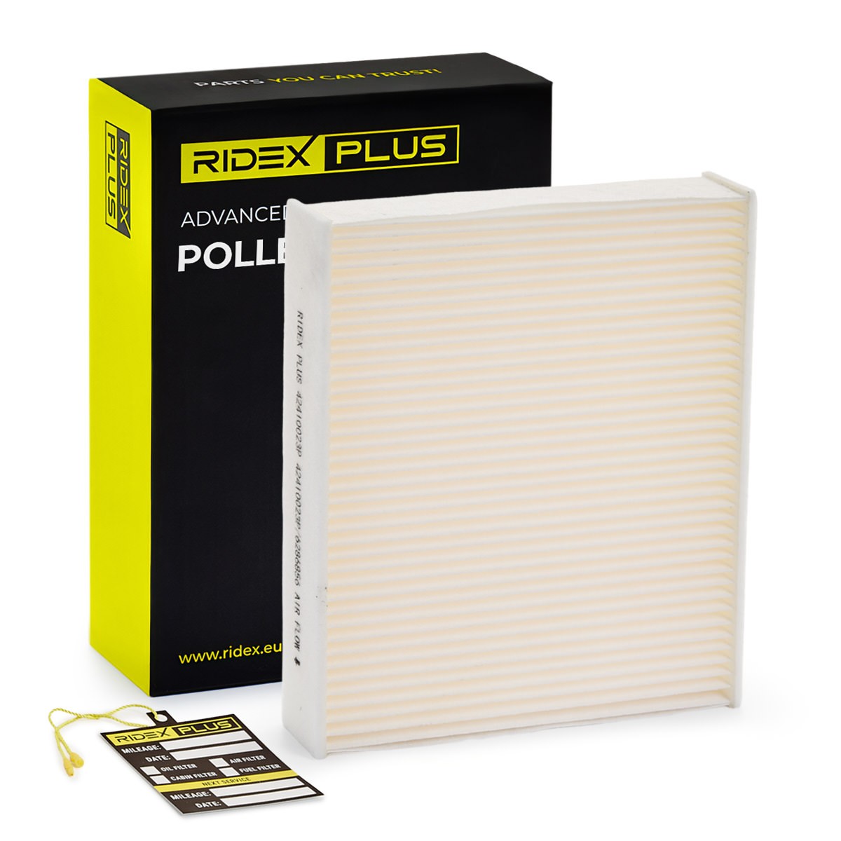 RIDEX PLUS Kupéfilter 424I0023P 424I0023P RIDEX PLUS mikrofilter FORD MONDEO