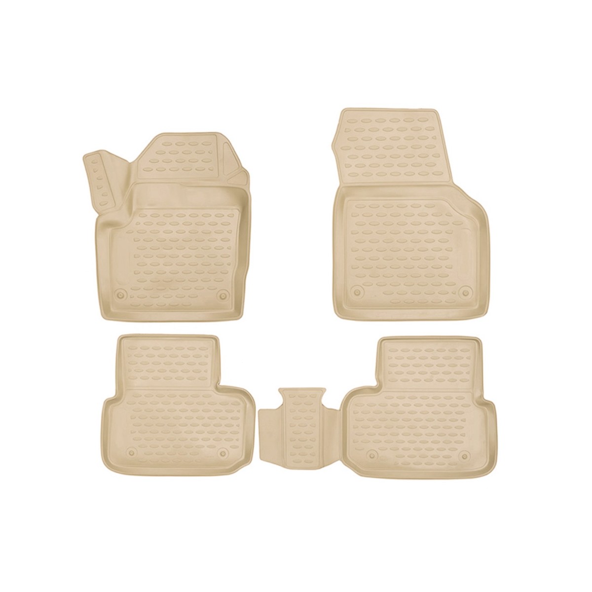 OMAC Bilmattor 6010445FBG OMAC 6010445FBG gummimattor Land Rover Discovery L550 pris