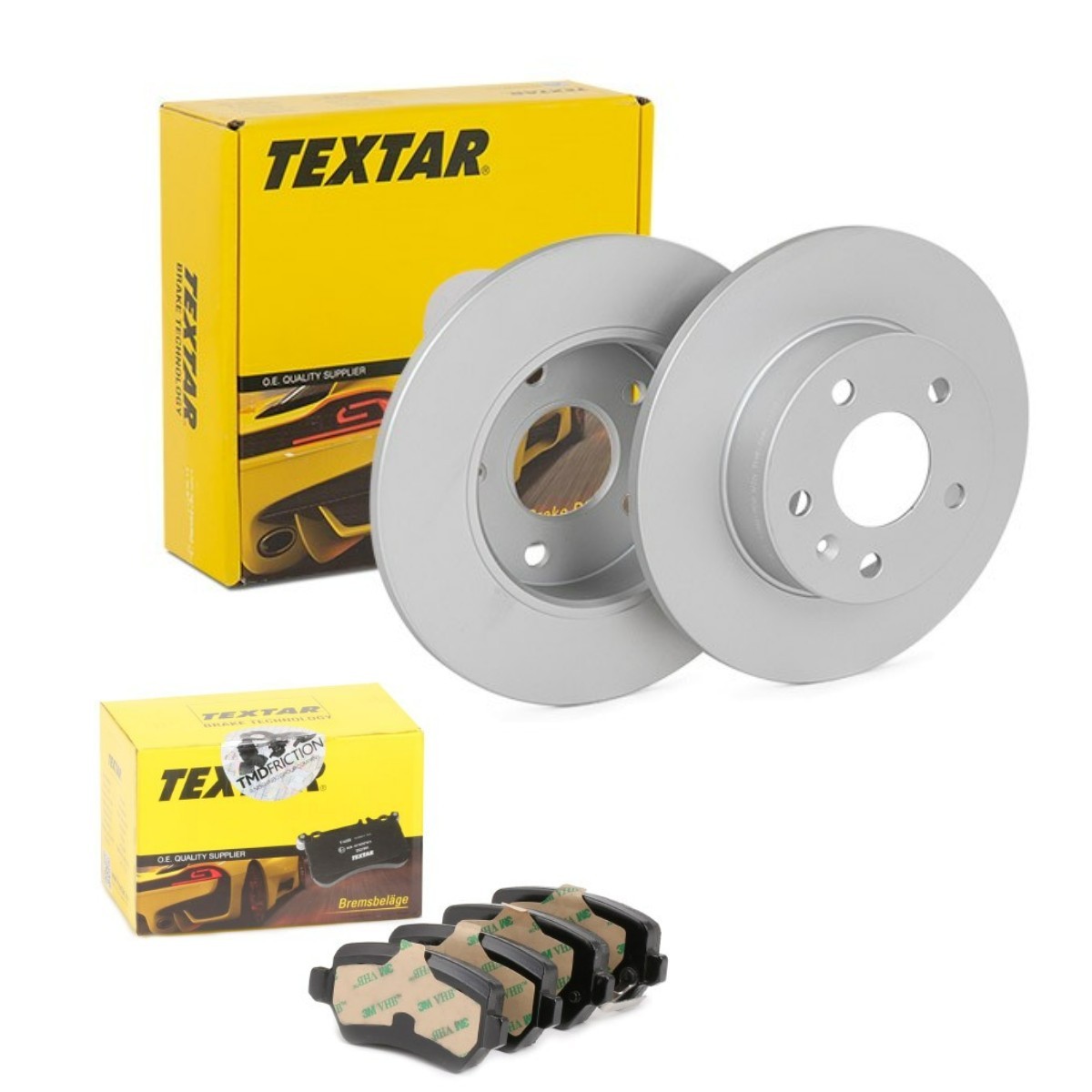 Bremseskiver og klodser TEXTAR TXR3405N0006 TEXTAR PRO TXR3405N0006: Bremse-kit Opel MERIVA 2008