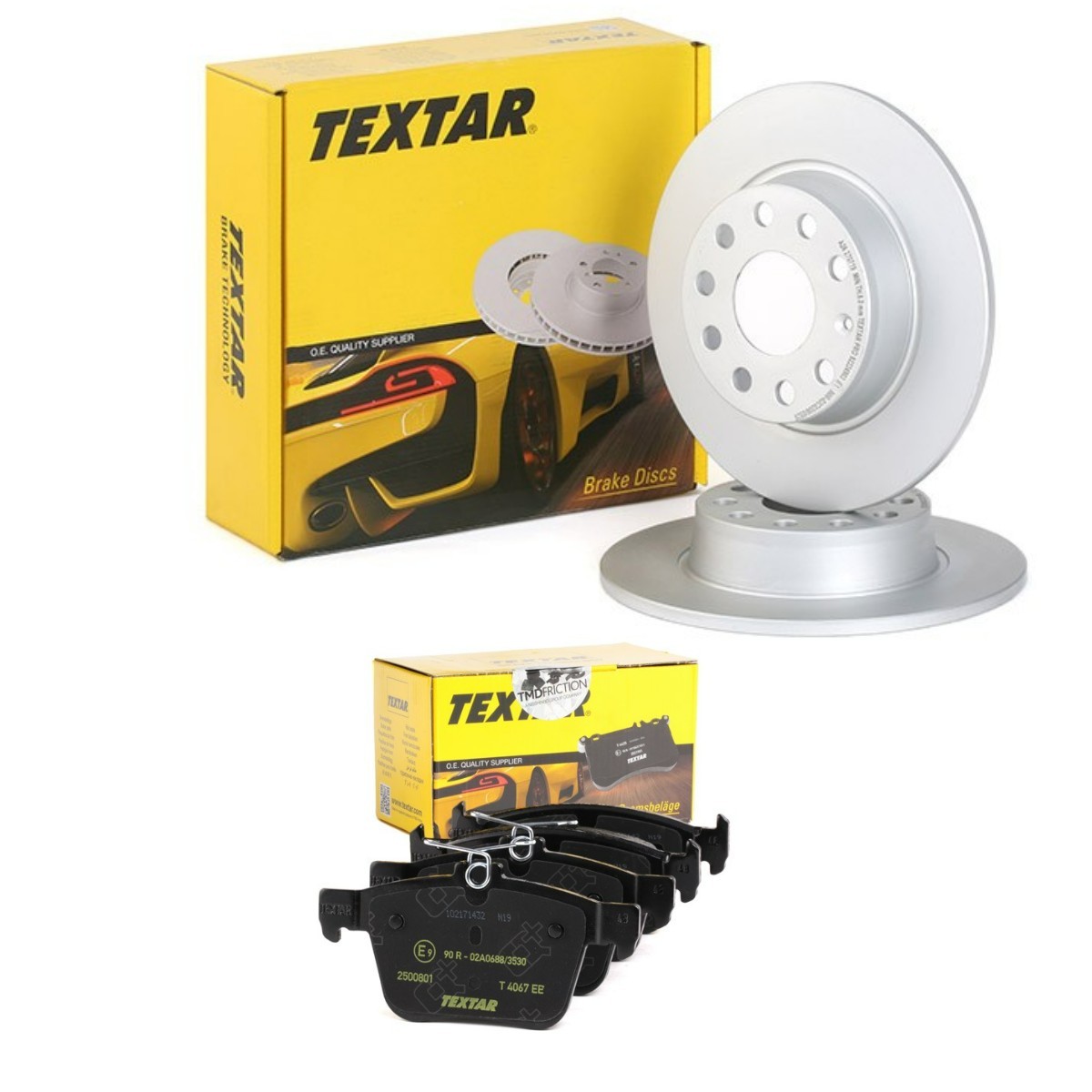Bremseskiver og -klosser TEXTAR TXR3405N0014 TEXTAR PRO TXR3405N0014 Bremsesett SEAT LEON 2024