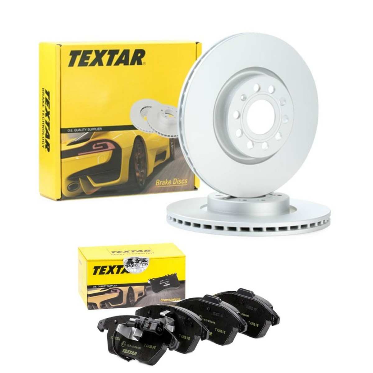TEXTAR Jarrupalasarja, levyjarru TXR3405N0016 TEXTAR Jarrulevyt ja jarrupalat AUDI TXR3405N0016