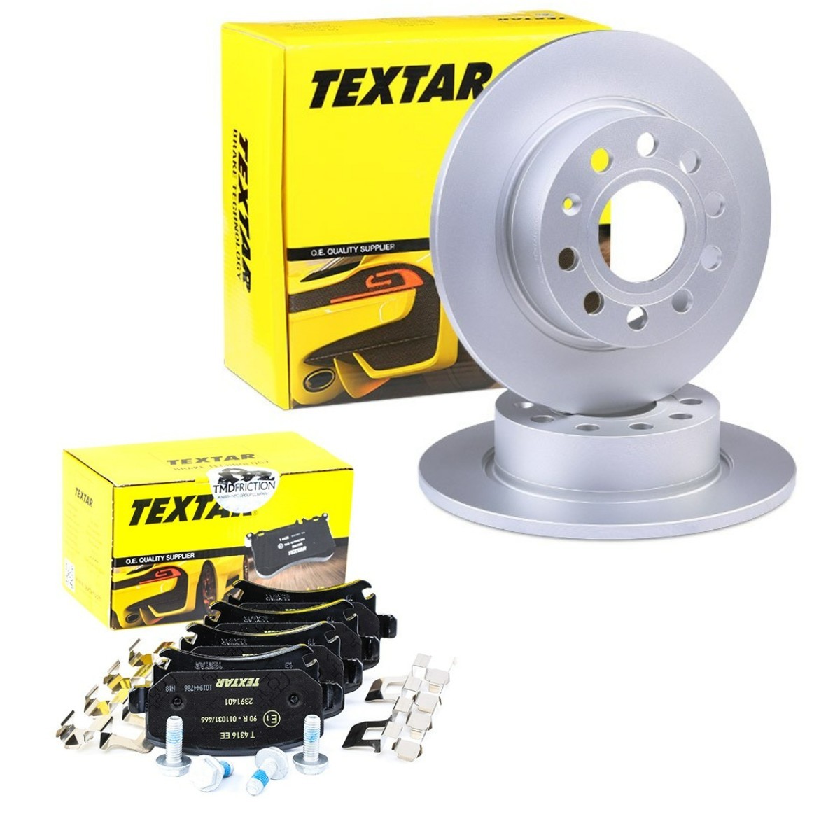 TEXTAR Kit de travões TXR3405N0033 preço Kit de pastilhas de travão e disco Volkswagen 1K5 TXR3405N0033 TEXTAR