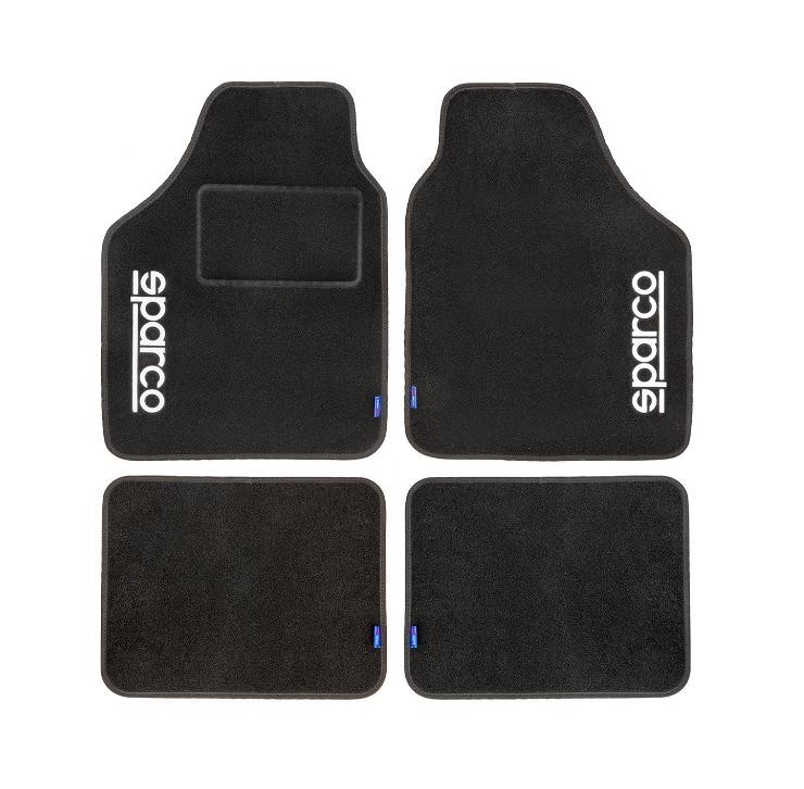 SPARCO Tapis de sol universels SPF513BK Tapis sur mesure SPARCO Classe S SPF513BK pas cher