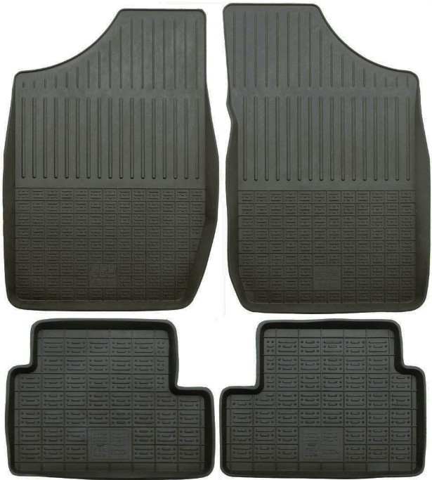 POLGUM Ensemble de tapis de sol PK03C Fiat GRANDE PUNTO Tapis sur mesure POLGUM PK03C