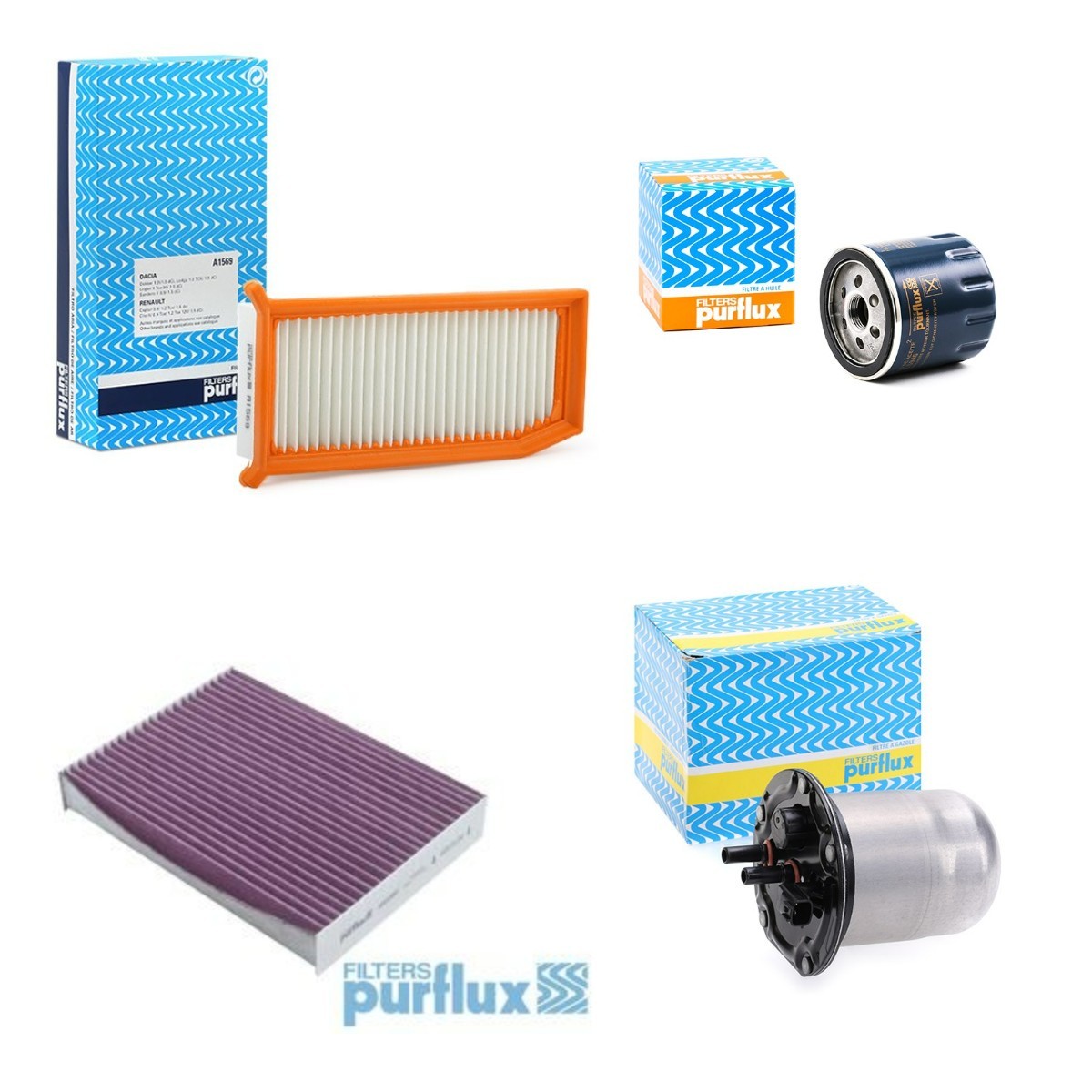 PURFLUX Filterset PFX4055N0005 PURFLUX PFX4055N0005 Inspektionskit DACIA Jogger I MPV Kosten
