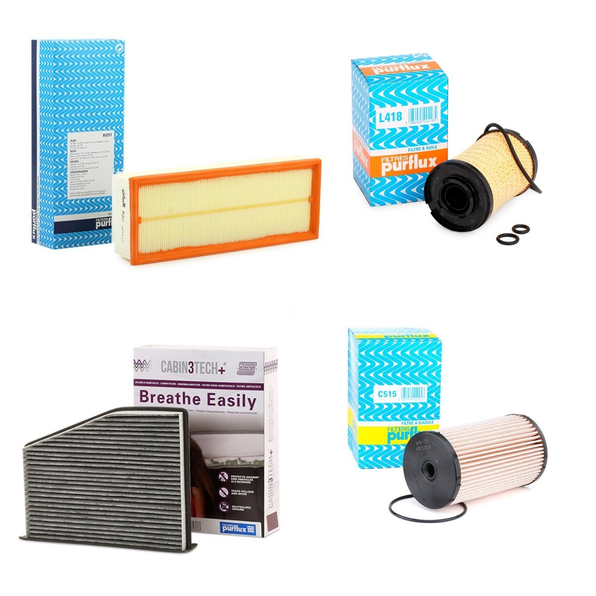 PURFLUX Σετ φίλτρων PFX4055N0010 Σετ φίλτρων PURFLUX T-ROC PFX4055N0010 φθηνά