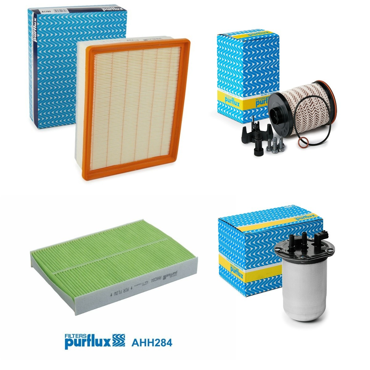 PURFLUX Filtersett PFX4055N0028 Filtersett PURFLUX FIORINO PFX4055N0028 billige