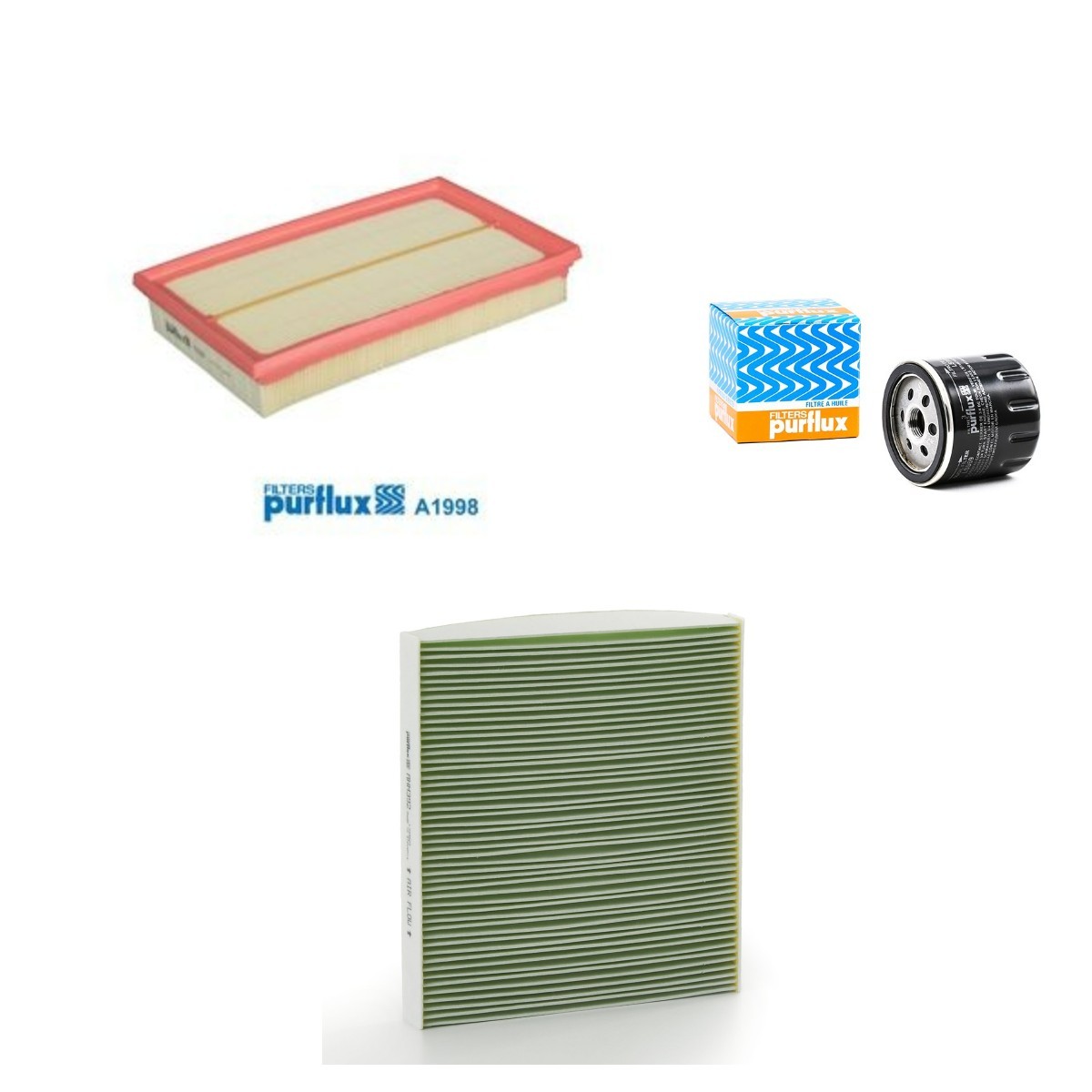 PURFLUX Filtrs-Komplekts PFX4055N0048 PFX4055N0048 Filtrs-komplekts SEAT ALTEA PURFLUX
