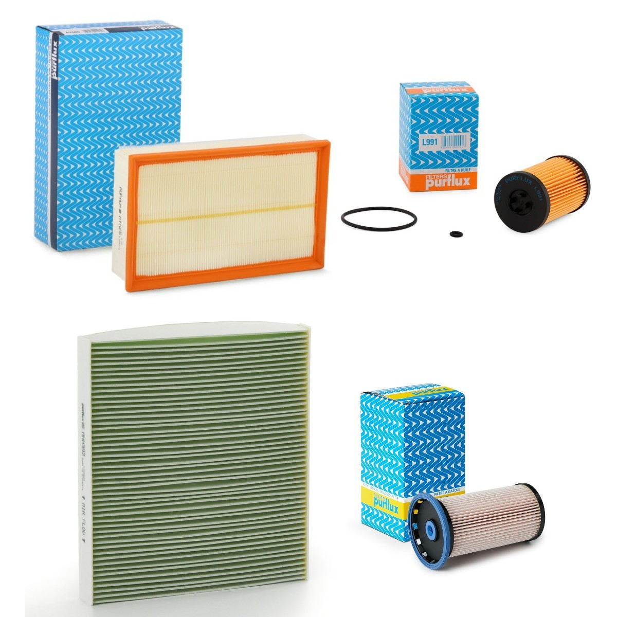 PURFLUX Filter - Sada PFX4055N0056 PURFLUX PFX4055N0056 Filter - sada Golf BA5 lacné