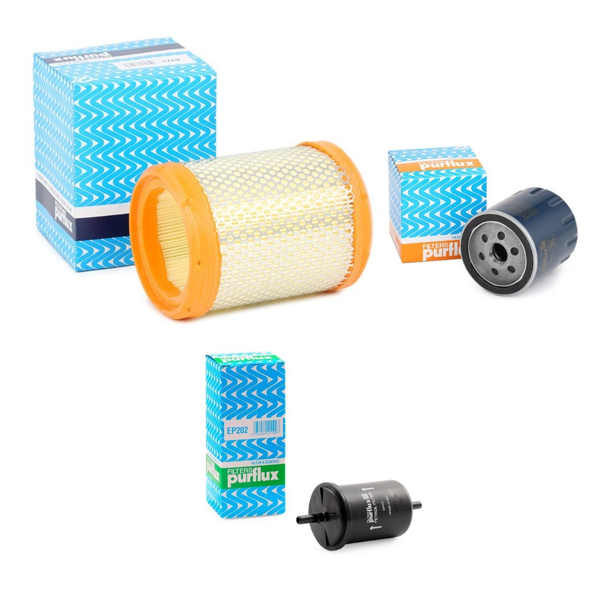 PURFLUX Filter-komplekt PFX4055N0076 PURFLUX PFX4055N0076 Filter-komplekt Peugeot 106 2 odava hinnaga