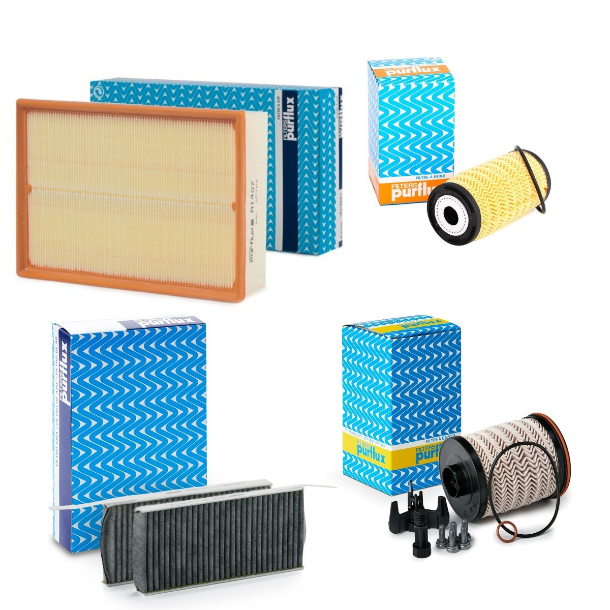 PURFLUX Kit filtri PFX4055N0077 PFX4055N0077 Kit filtri PURFLUX RENAULT 18 costo