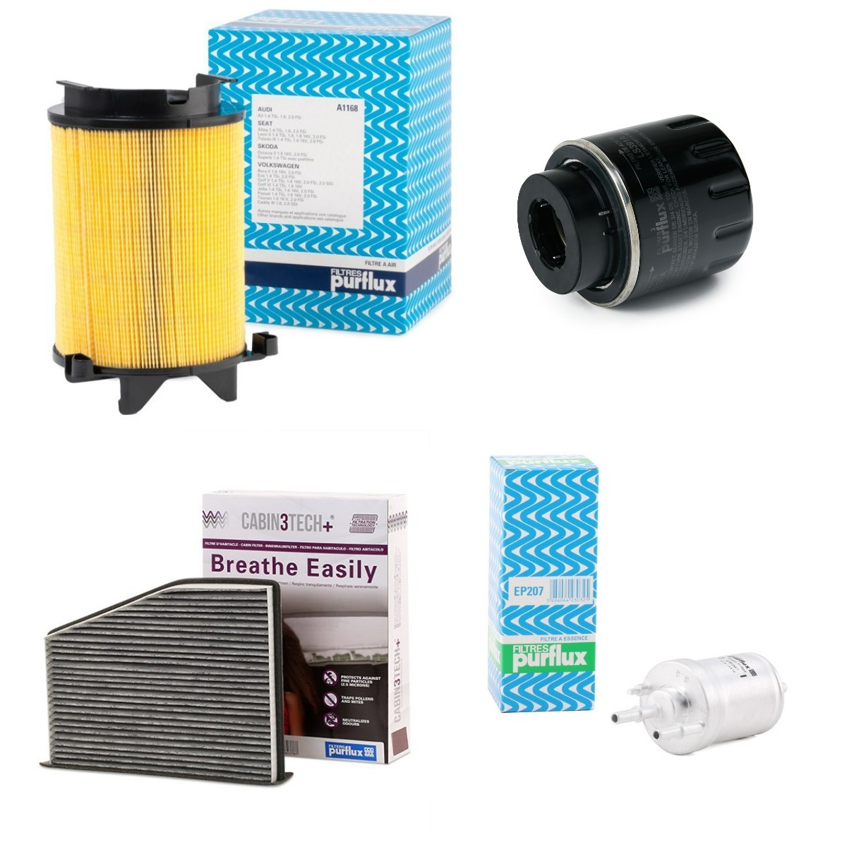 PURFLUX Filterset PFX4055N0090 Filter-Satz PURFLUX A5 PFX4055N0090 günstig