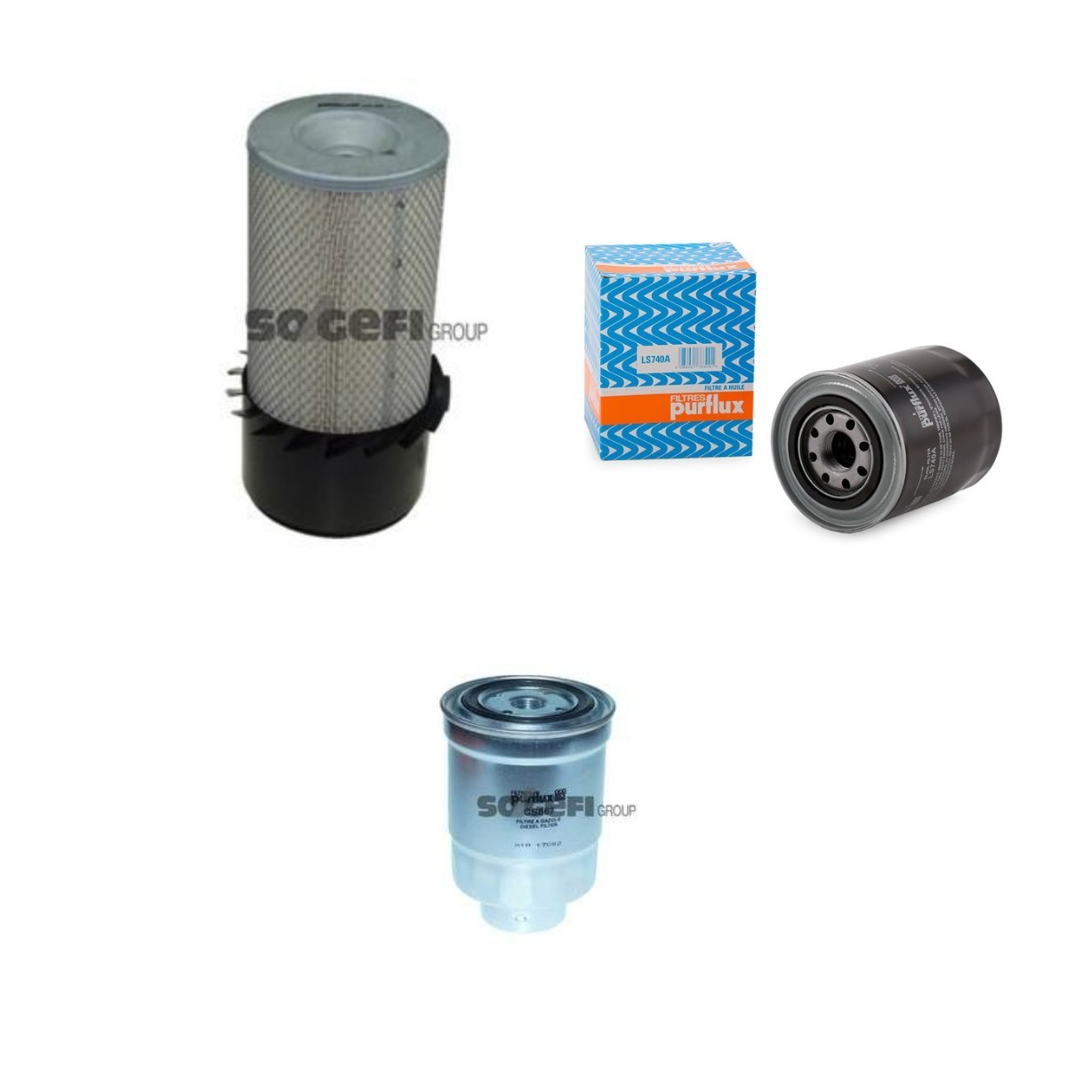 PURFLUX Filter kit PFX4055N0095 Servicekit og filtersæt PURFLUX HYUNDAI PFX4055N0095