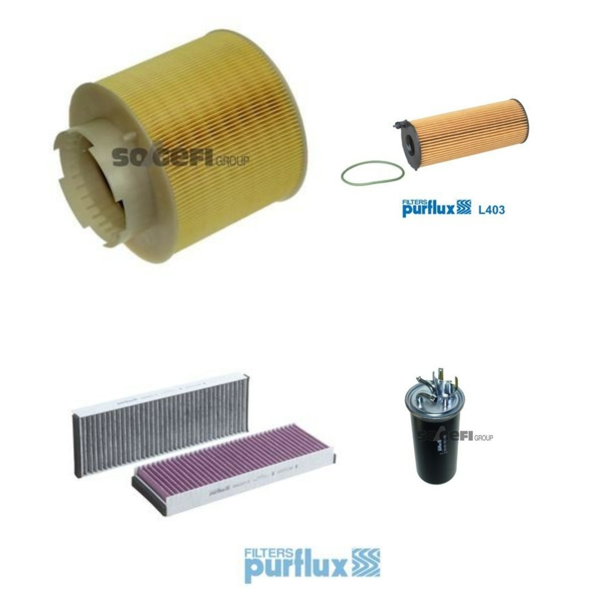 PURFLUX Filtersats PFX4055N0100 PFX4055N0100 PURFLUX Servicekit och filtersats Subaru
