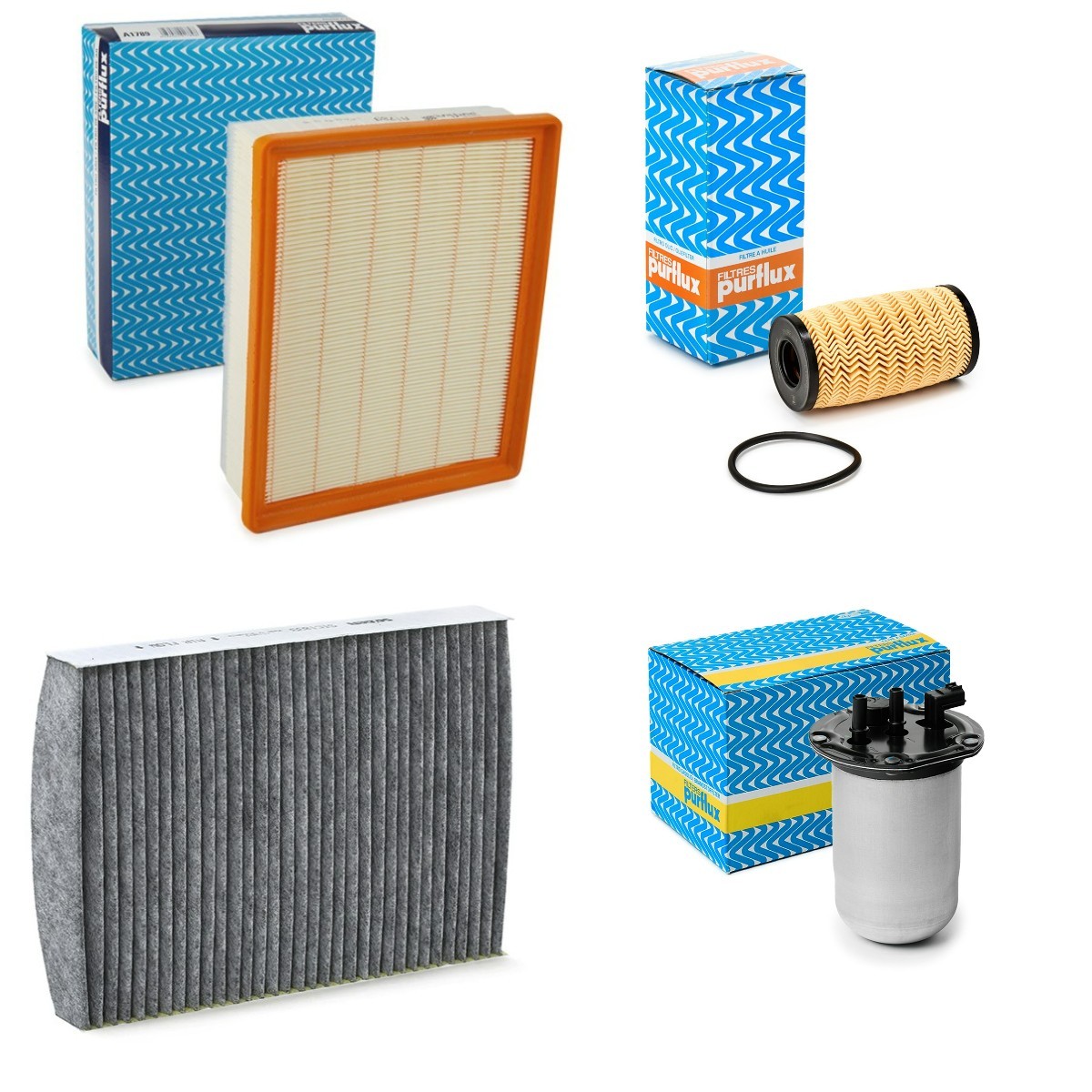 PURFLUX Filter kit PFX4055N0102 PFX4055N0102 PURFLUX service kit JAGUAR XJ
