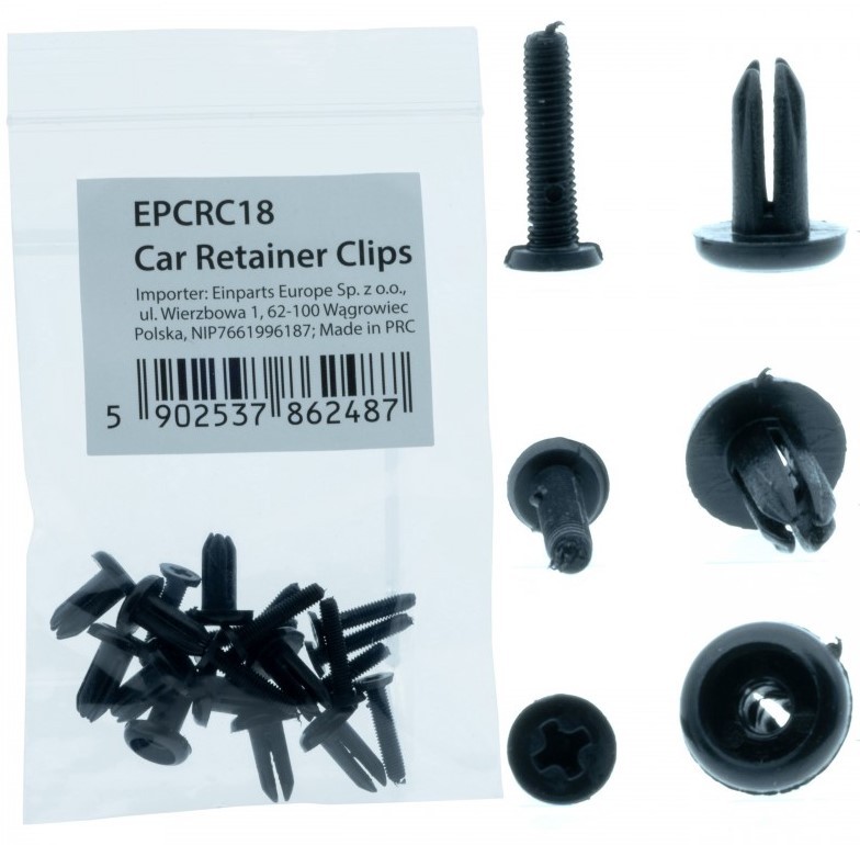 Clip, bumper EINPARTS EPCRC18 EINPARTS EPCRC18 Houder bumper achter links rechts Toyota PRIUS 2020