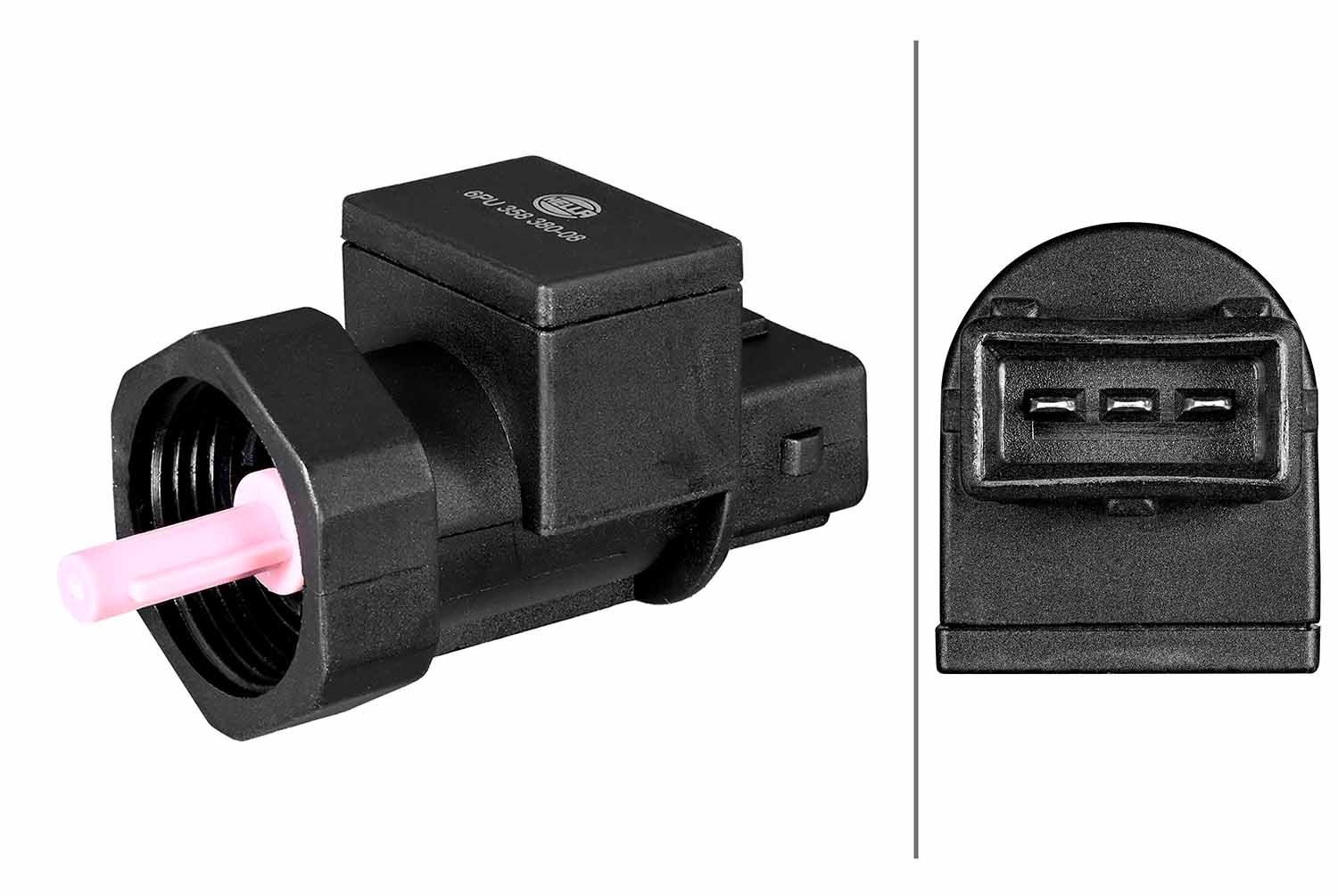 HELLA Sensor, hastighet / turtall 6PU 358 380-081 HELLA 6PU358380-081 Hastighetssensor Tucson (TL, TLE) pris