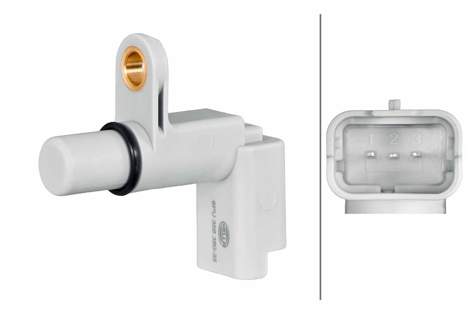 HELLA Sensor, knastakselposition 6PU 358 380-351 Knastaksel-positionssensor HELLA TRAFIC 6PU 358 380-351 billig