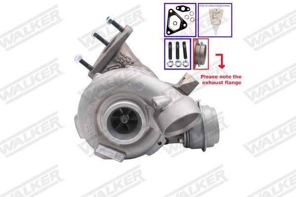 WALKER Turboahdin 59139G-PV 59139G-PV WALKER Turbo MERCEDES-BENZ SLK