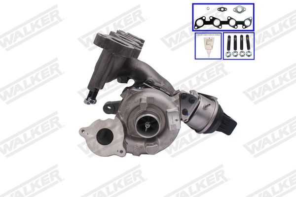WALKER Turbolader 59211B-PV Abgasturbolader WALKER Audi A6 59211B-PV