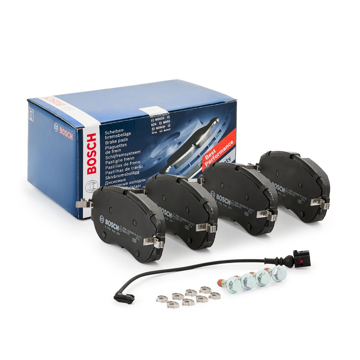 BOSCH Bremseklosser 0 986 460 281 BOSCH 0 986 460 281 Bremseklosser SKODA Enyaq IV SUV 80 204 hk 2025
