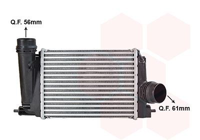 Vahejahuti VAN WEZEL 13014721 VAN WEZEL 13014721: Intercooler Nissan QASHQAI 2015