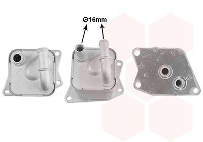 VAN WEZEL Automatic transmission oil cooler 59013715 59013715 VAN WEZEL LEXUS automatic transmission oil cooler
