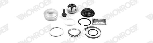 MONROE Reparatursatz, Führungsstrebe L93L18 L93L18 Reparatursatz, Trag- / Führungsgelenk MONROE HYUNDAI ATOS