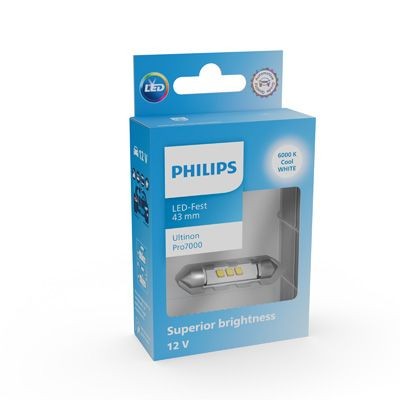 PHILIPS Lampadina, Luce abitacolo 11866CU70X1 Luci abitacolo Subaru SG 11866CU70X1 PHILIPS