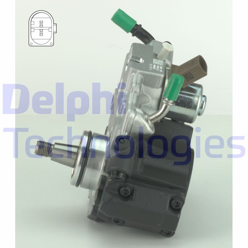DELPHI Hogedrukinspuitpomp 28447442-12B1 Mercedes-Benz HECKFLOSSE Hogedrukpomp DELPHI 28447442-12B1