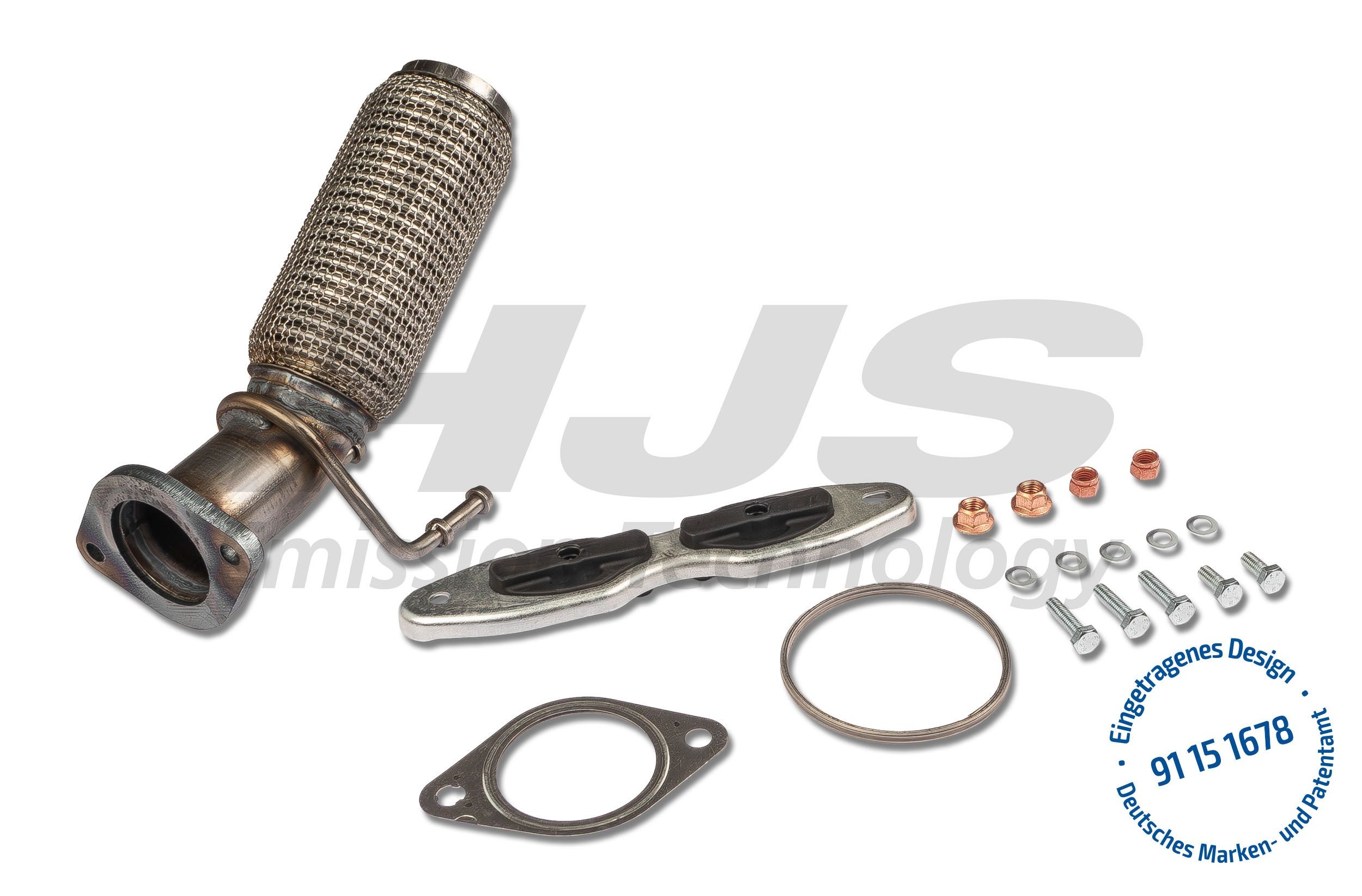 HJS Opravné potrubie pre katalyzátor 91 15 1678 Vyfukove potrubie HJS Ford CAPRI 91 15 1678