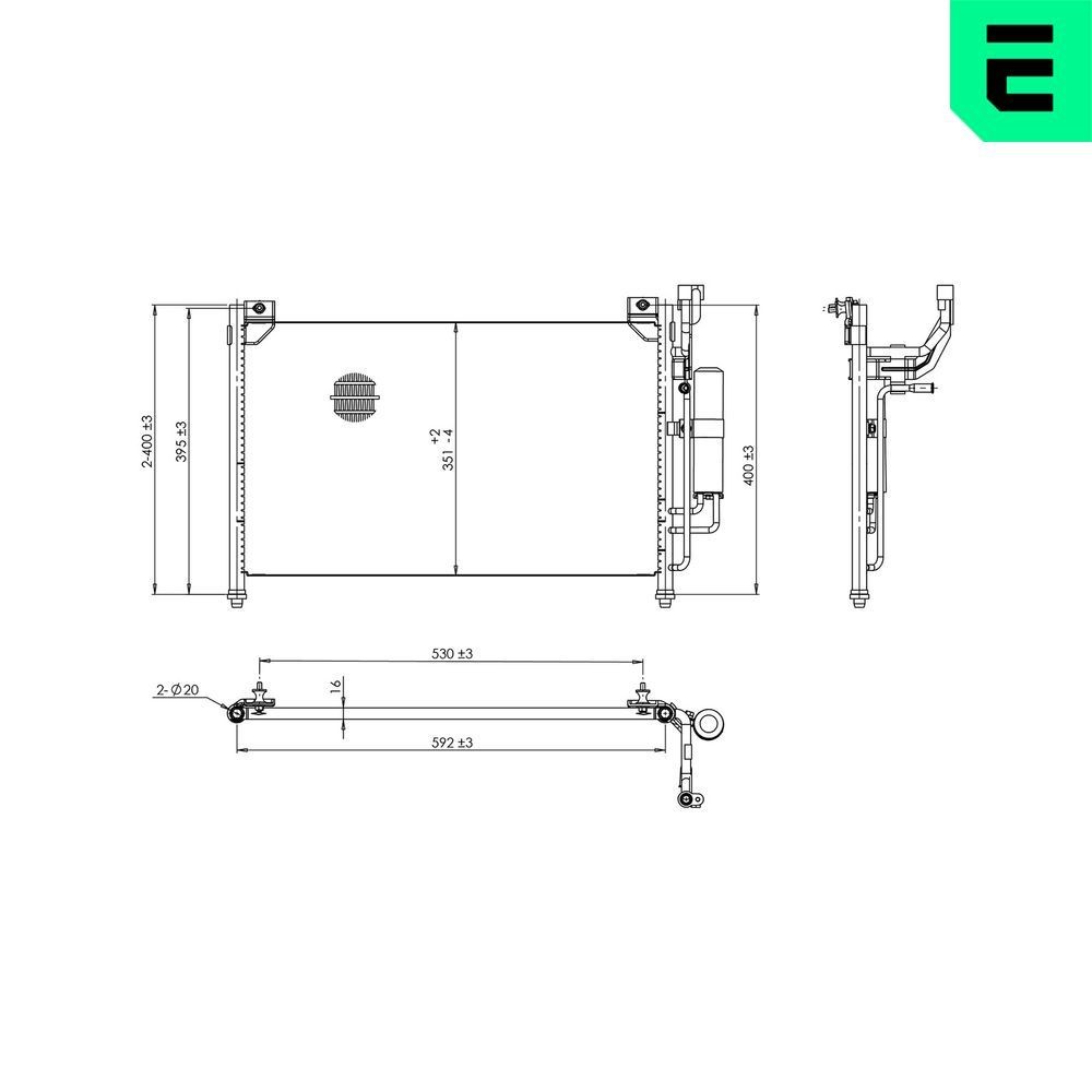 ERA Condensatore climatizzatore 667392 667392 costo Radiatore aria condizionata ERA MAZDA PREMACY