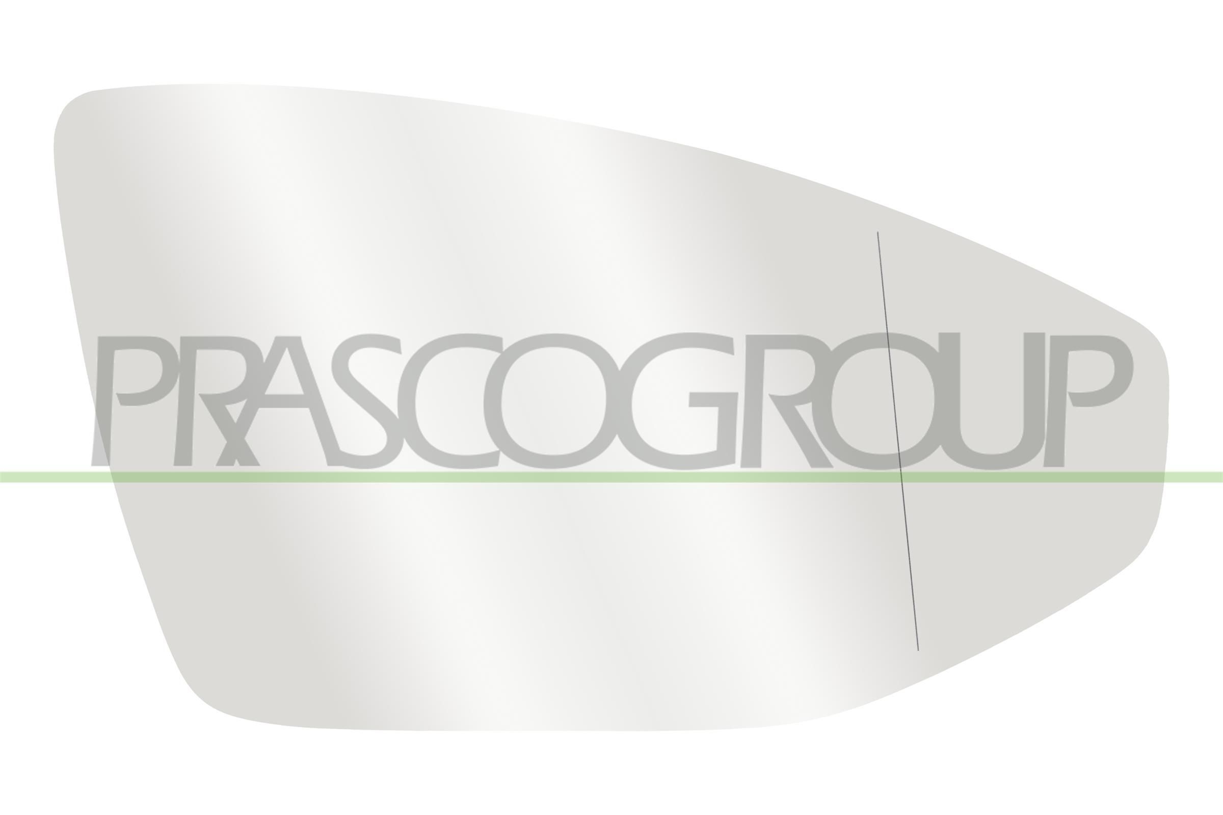 Spejlglas, udvendig spejl PRASCO AD0687523 PRASCO AD0687523 Sidespejl glas AUDI A8 2018