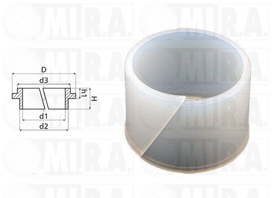 MI.R.A. Casquilho, veio da direcção 36/1207 preço Kit de reparação, caixa da direcção FORD 36/1207 MI.R.A.
