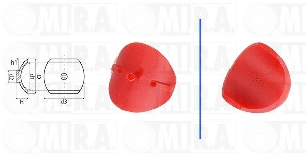 MI.R.A. Holkki, ohjausakseli 36/1307 DAIHATSU MATERIA korjaussarja, ohjausvaihde MI.R.A. 36/1307