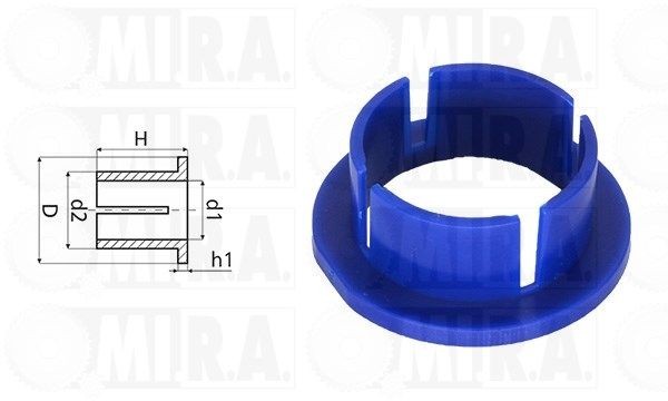 MI.R.A. Bøsning, styreaksel 36/1422 MI.R.A. 36/1422 Reparationssæt, styretøj Opel VECTRA originale