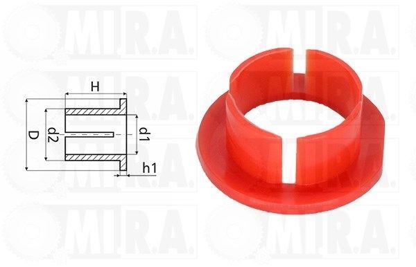 MI.R.A. Υποδοχή, άξονας τιμονιού 36/1430 MI.R.A. 36/1430 γνήσια Σετ επισκευής, πυξίδα διεύθυνσης A7 Sportback (4KA) κόστος