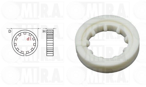 MI.R.A. Foring, styreaksel 36/1506 MI.R.A. 36/1506 Reparasjonssett, styresnekke Fiat 500X originale pris