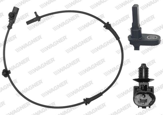 Sensor, ABS WAGNER ABS00081 WAGNER ABS00081: ABS sensor Toyota AYGO 2025