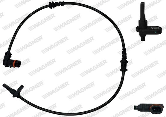 WAGNER ABS Sensor ABS00093 WAGNER ABS00093 Mercedes W169 ABS sensor pris