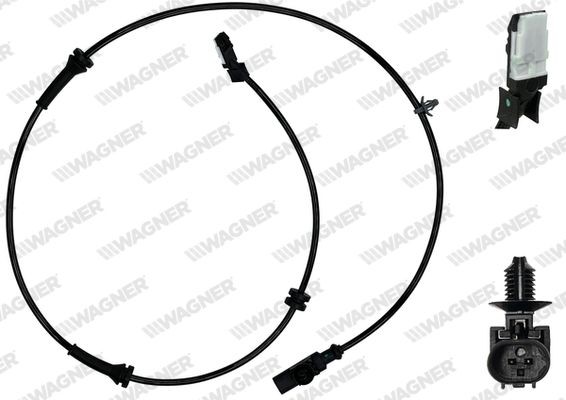 WAGNER Snímač počtu otáčok kolesa ABS00156 Snímač ABS Nissan K12 ABS00156 WAGNER