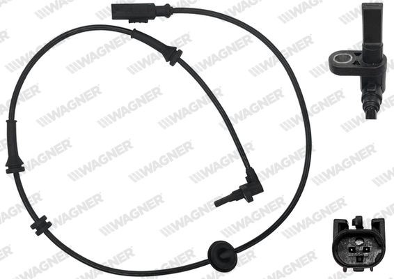 ABS-givare WAGNER ABS00383 WAGNER ABS00383 ABS-sensor Fiat STILO 2008