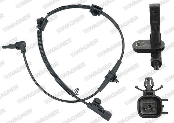 WAGNER ABS-anturi ABS00463 ABS-anturi WAGNER aktiivisensori, 740mm, musta