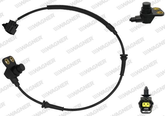 ABS-Sensor WAGNER ABS00524 WAGNER ABS00524 CHEVROLET SPARK 2008 Drehzahlfühler
