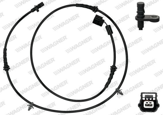WAGNER ABS sensor ABS00804 WAGNER ABS00804 NISSAN NV200 / Evalia Minibus (M20) wheel speed sensor replacement