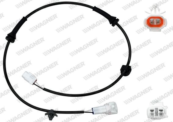 WAGNER Devējs, Riteņu griešanās ātrums ABS00907 WAGNER ABS00907 ABS devējs Suzuki sx4 ey gy orģinālās cena
