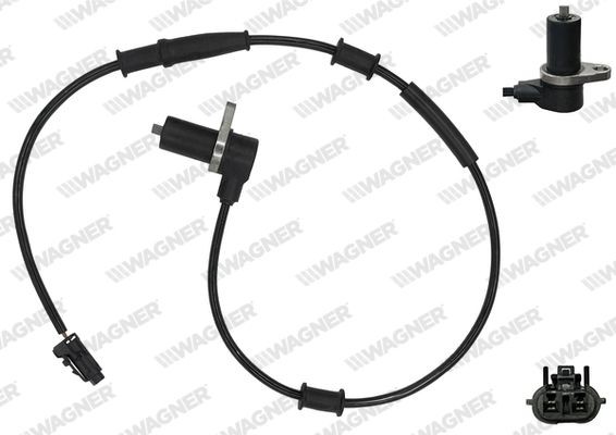 WAGNER Αισθητήρας, στροφές τροχού ABS00998 Αισθητήρας ABS WAGNER Hyundai SONATA ABS00998