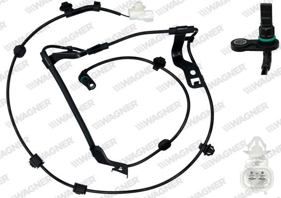 WAGNER Wielsnelheidssensor (ABS) ABS00999 ABS00999 WAGNER Abs sensor Toyota GUN1_ prijs