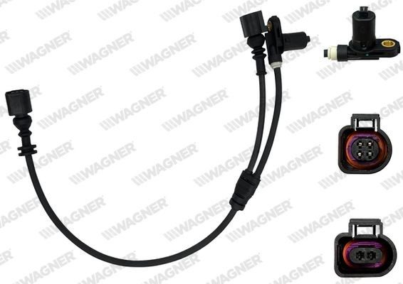 WAGNER Αισθητήρας, στροφές τροχού ABS01224 ABS01224 Αισθητήρας ABS SEAT AROSA WAGNER